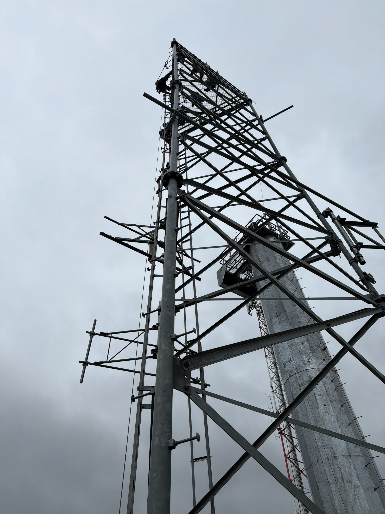 Pinnacle Career Institute self supporting and monopole towers.